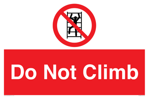 Do Not Climb